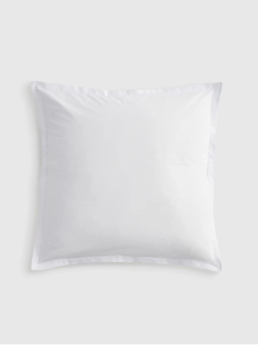 QUINCE Luxury Organic Cotton Sateen Euro Sham White 7744